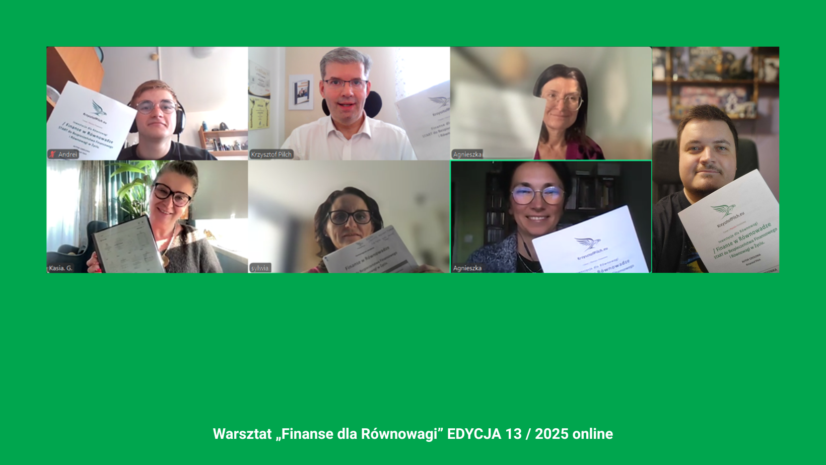 Warsztat „Finanse dla Równowagi” EDYCJA 13 2025 online